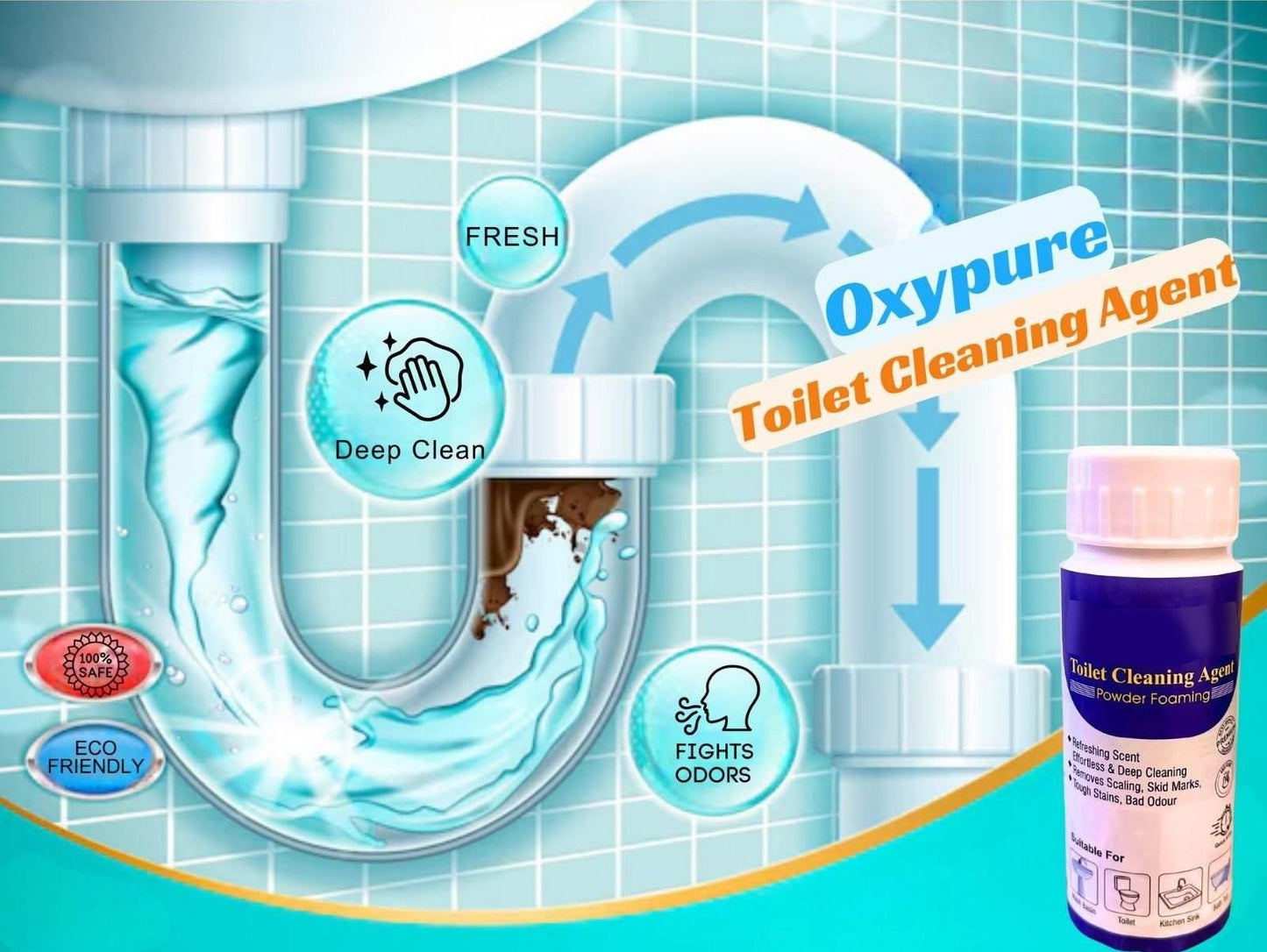 Toilet Cleaning Agent  (Buy 1 Get 1 Free)